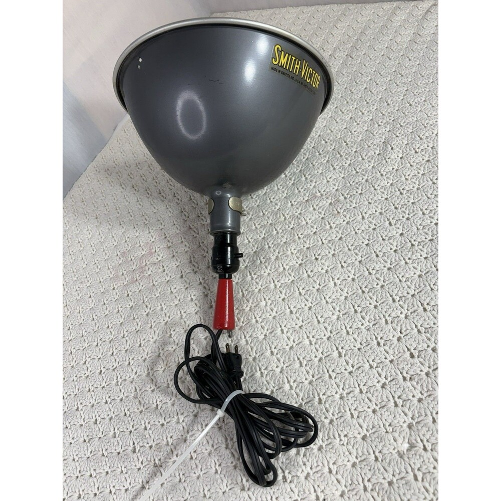 Vintage Smith-Victor Industrial Studio Photography Flood Light 12” Shade